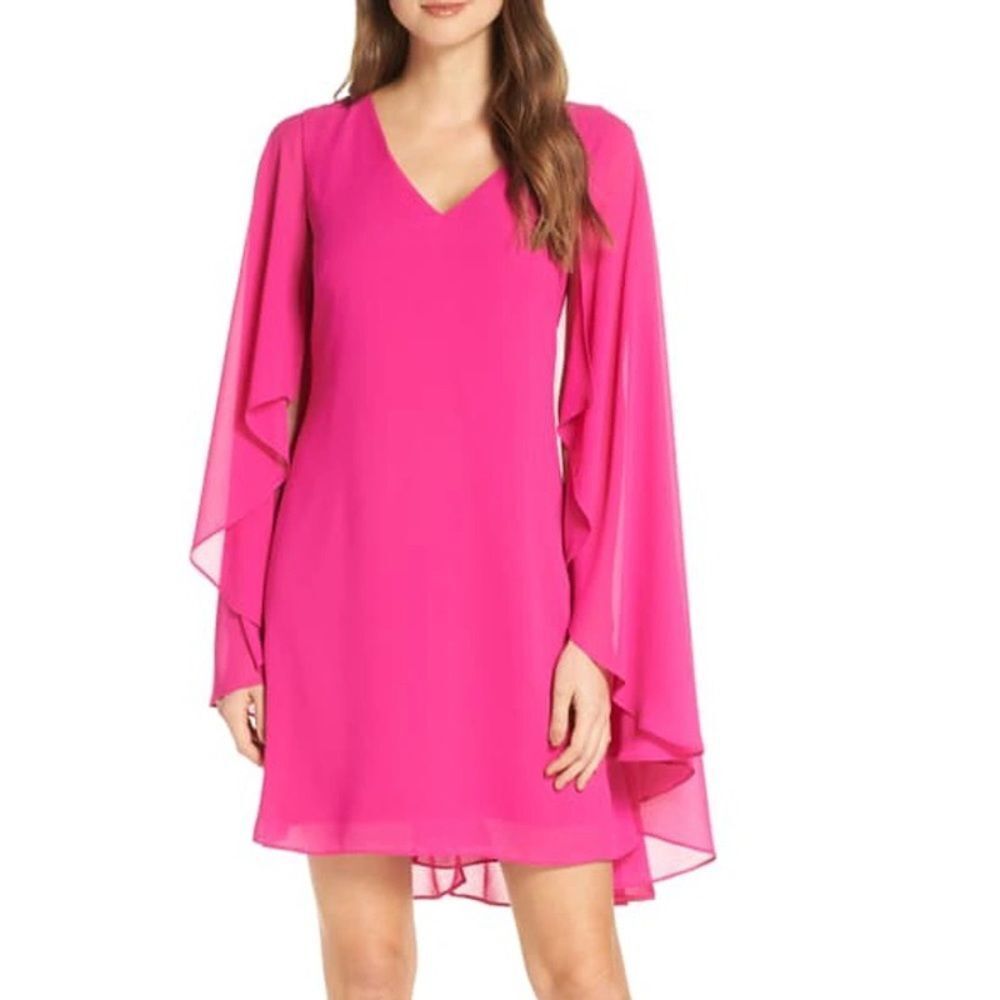 Vince Camuto Cape Back Shift Pink Dress size 0